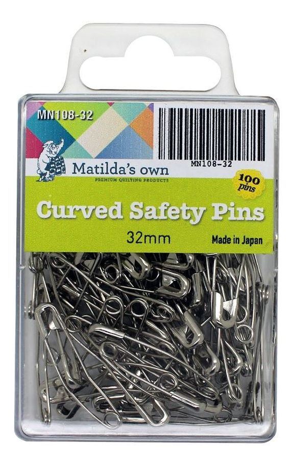 Safety Pins - 1,440/Box - WAWAK Sewing Supplies