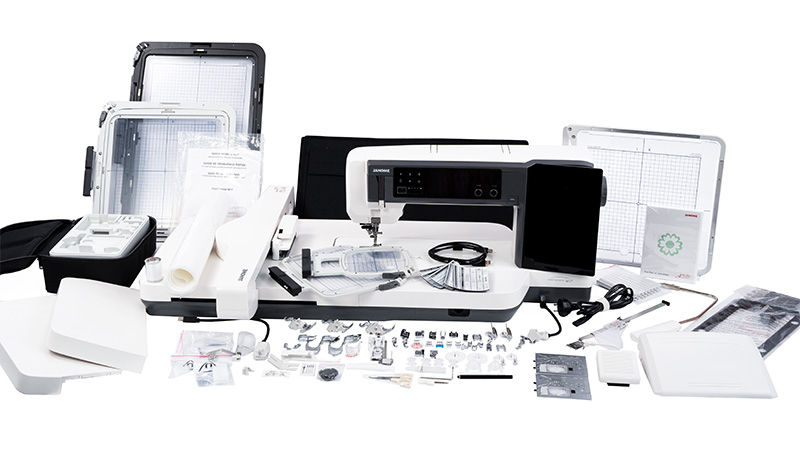 Janome Continental M17 What's in the box