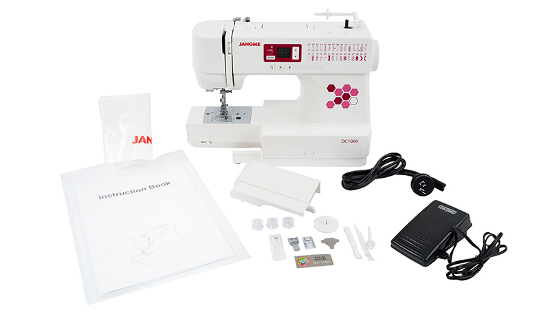 Janome DC1000 What's in the box