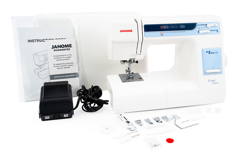 Echidna Sewing Janome MW3018LE What's in the box