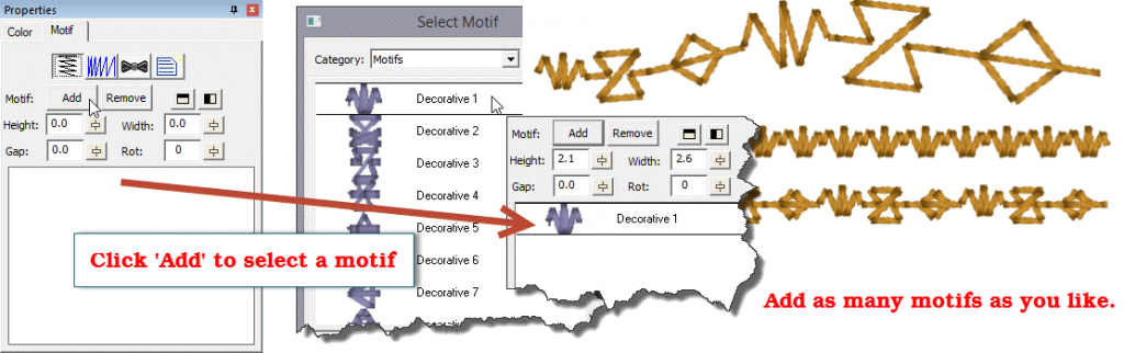 Stitch Artist Level 1 Motifs