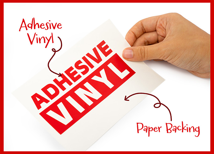 adhesive on transfer sheet