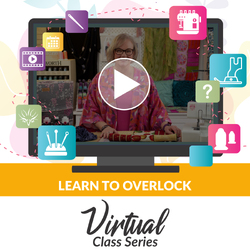 Learn to Overlock with Kate Virtual Class