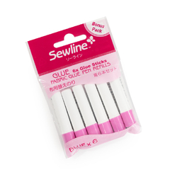 Sewline Fabric Glue Pen Refills Blue - 6 Pack  