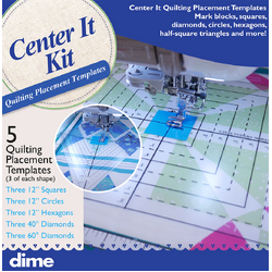 Center It™ Quilting Placement Templates (15 Pack)