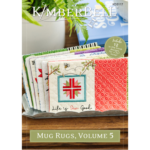 Mug Rugs Embroidery Designs CD: Volume 5