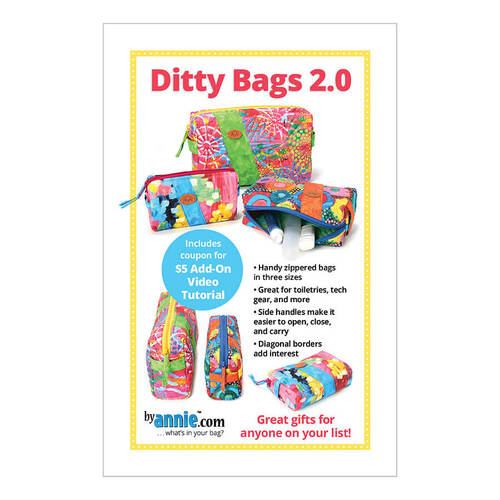 Ditty Bags 2.0 By Annie Patterns