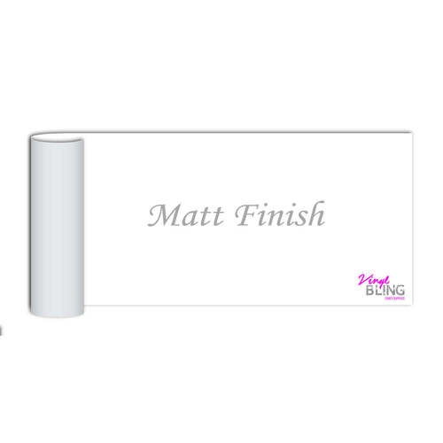 High Tack Adhesive Vinyl 30x100cm - White Matt