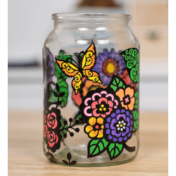 Decorated Jar Candle Holder project